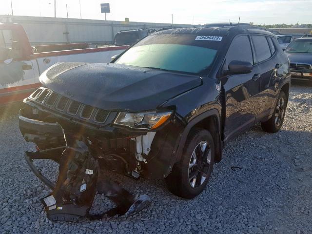 3C4NJDDB2HT664563 - 2017 JEEP COMPASS TR BLACK photo 2