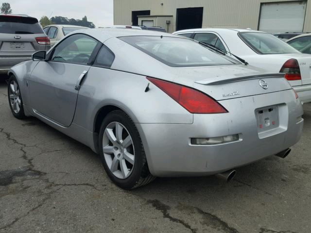 JN1AZ34E23T019964 - 2003 NISSAN 350Z COUPE SILVER photo 3