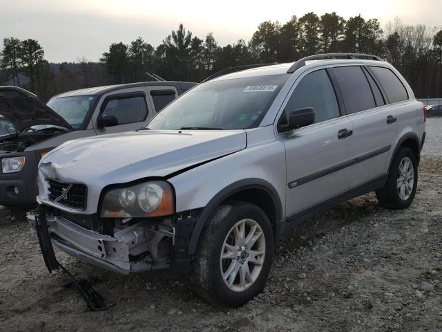 YV1CZ911951187099 - 2005 VOLVO XC90 T6 SILVER photo 2