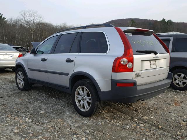 YV1CZ911951187099 - 2005 VOLVO XC90 T6 SILVER photo 3