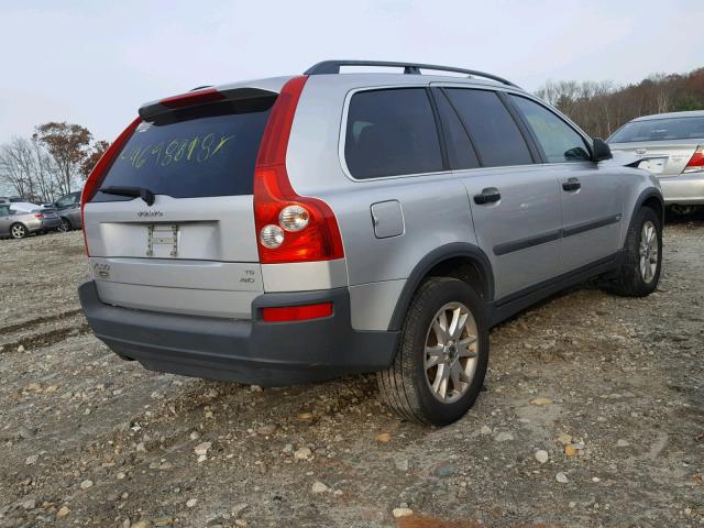 YV1CZ911951187099 - 2005 VOLVO XC90 T6 SILVER photo 4