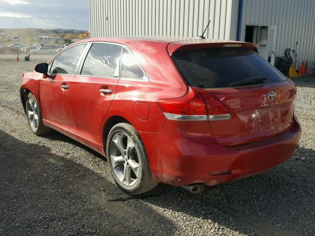 4T3BK3BB3BU055320 - 2011 TOYOTA VENZA BASE RED photo 3