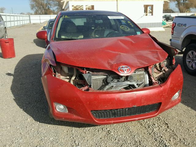 4T3BK3BB3BU055320 - 2011 TOYOTA VENZA BASE RED photo 9