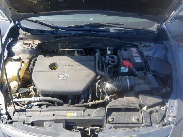 1YVHZ8BH7A5M21111 - 2010 MAZDA 6 I GRAY photo 7