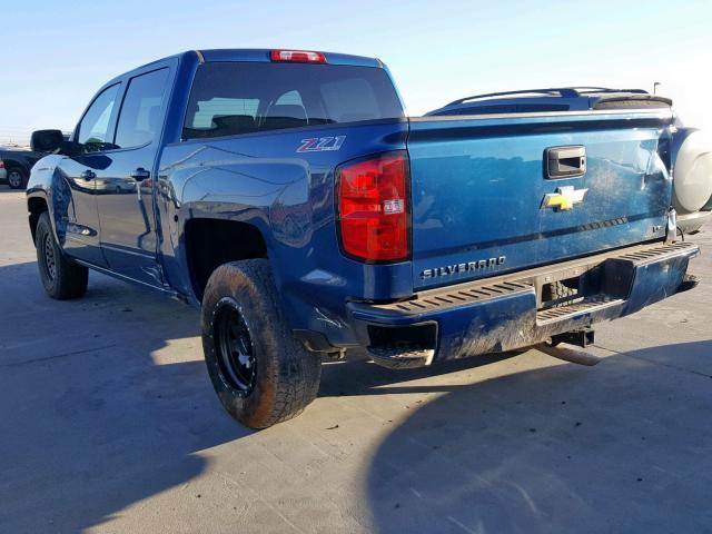 3GCUKREC7HG468771 - 2017 CHEVROLET SILVERADO BLUE photo 3