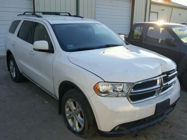 1D4RE4GG4BC677219 - 2011 DODGE DURANGO CR WHITE photo 1