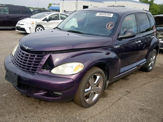 3C8FY78G84T356572 - 2004 CHRYSLER PT CRUISER PURPLE photo 2