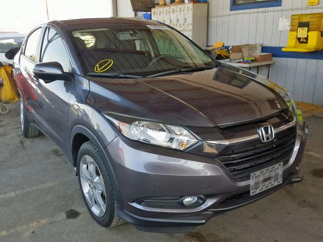 3CZRU5H50GM723518 - 2016 HONDA HR-V EX GRAY photo 1