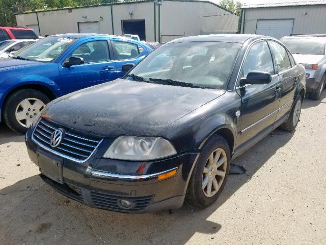 WVWPD63B84E086931 - 2004 VOLKSWAGEN PASSAT GLS BLACK photo 2