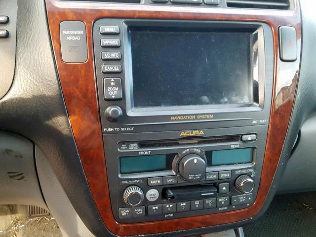 2HNYD18984H556553 - 2004 ACURA MDX TOURIN GRAY photo 10