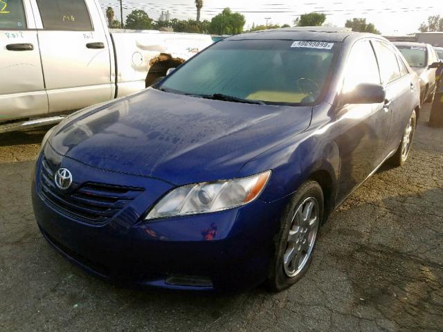 4T1BK46KX7U038529 - 2007 TOYOTA CAMRY NEW BLUE photo 2