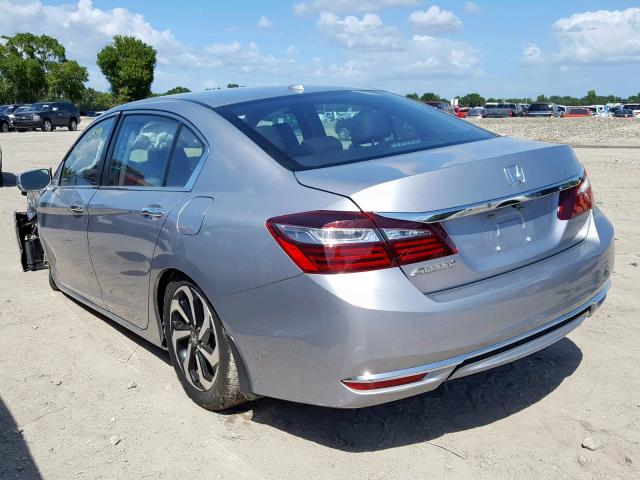 1HGCR2F8XGA117182 - 2016 HONDA ACCORD EXL GRAY photo 3