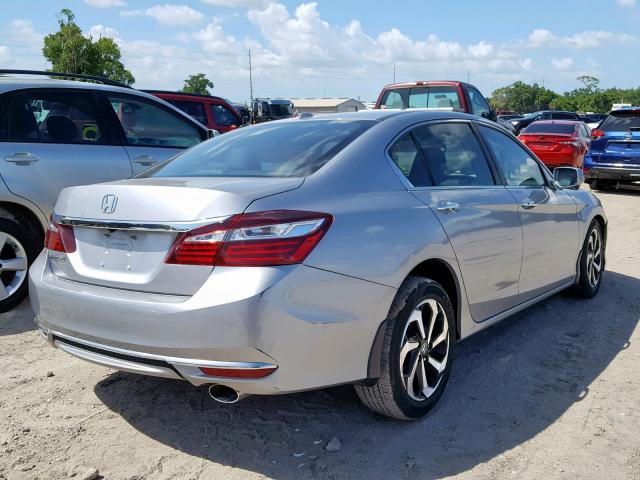 1HGCR2F8XGA117182 - 2016 HONDA ACCORD EXL GRAY photo 4