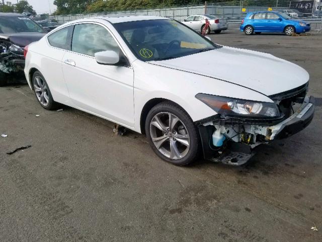 1HGCS2B80CA003020 - 2012 HONDA ACCORD EXL WHITE photo 1