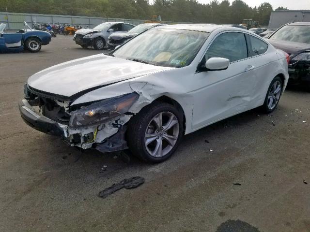 1HGCS2B80CA003020 - 2012 HONDA ACCORD EXL WHITE photo 2