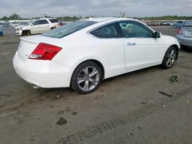 1HGCS2B80CA003020 - 2012 HONDA ACCORD EXL WHITE photo 4