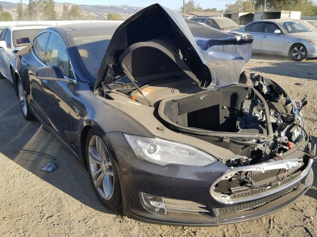 5YJSA1H1XEFP33206 - 2014 TESLA MODEL S BLUE photo 1