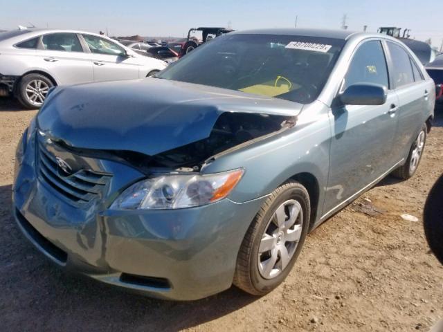 4T4BE46K89R133655 - 2009 TOYOTA CAMRY BASE BLUE photo 2