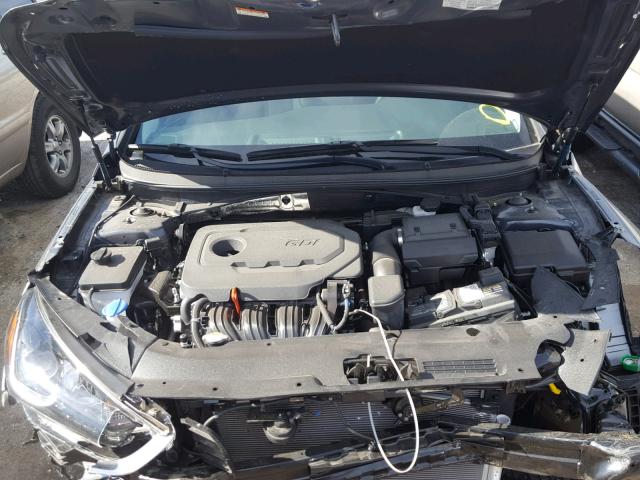 5NPE34AF6JH676769 - 2018 HYUNDAI SONATA SPO GRAY photo 7