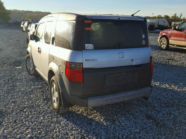 5J6YH28573L009461 - 2003 HONDA ELEMENT EX SILVER photo 3