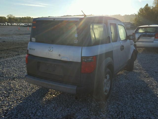 5J6YH28573L009461 - 2003 HONDA ELEMENT EX SILVER photo 4