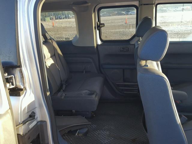 5J6YH28573L009461 - 2003 HONDA ELEMENT EX SILVER photo 6