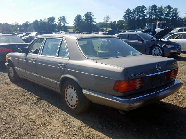 WDBCA39D8HA301797 - 1987 MERCEDES-BENZ 560 SEL SILVER photo 3