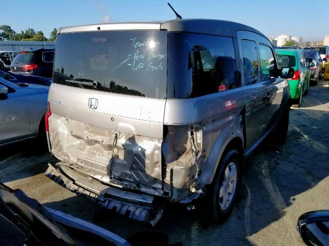 5J6YH17543L002589 - 2003 HONDA ELEMENT EX GOLD photo 4