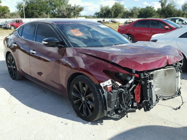 1N4AA6AP1GC906513 - 2016 NISSAN MAXIMA 3.5 MAROON photo 1