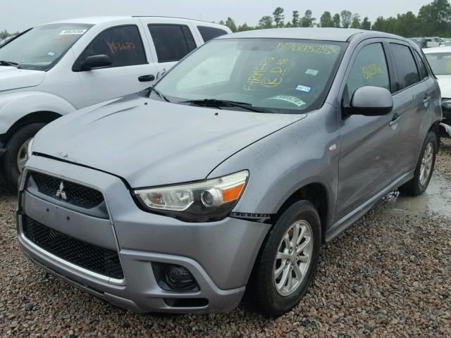 JA4AP3AUXBZ020347 - 2011 MITSUBISHI OUTLANDER GRAY photo 2