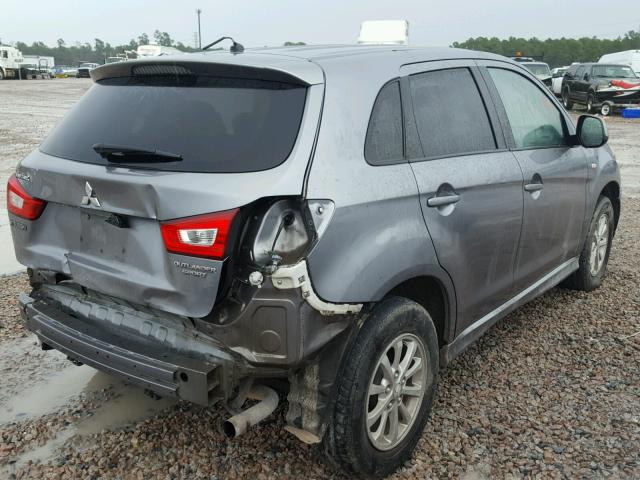 JA4AP3AUXBZ020347 - 2011 MITSUBISHI OUTLANDER GRAY photo 4