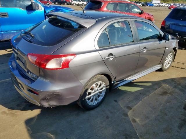 JA32X2HU9BU036898 - 2011 MITSUBISHI LANCER ES/ GRAY photo 4