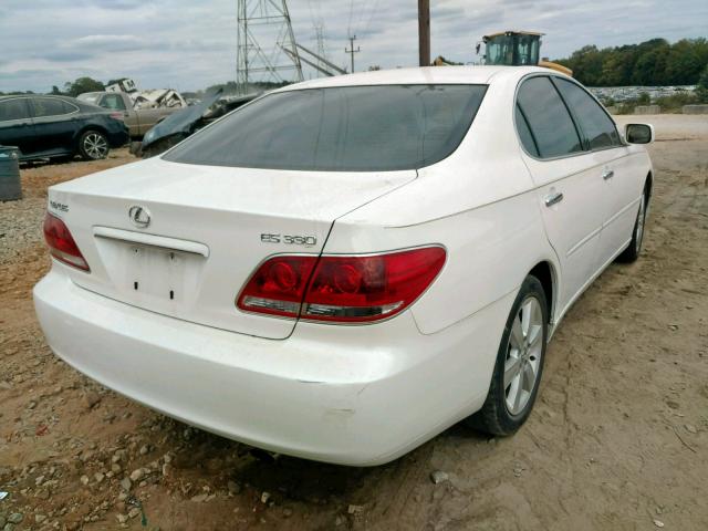 JTHBA30G865162635 - 2006 LEXUS ES 330 WHITE photo 4