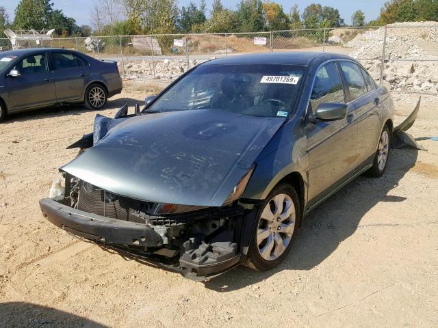 1HGCP26859A059071 - 2009 HONDA ACCORD EXL GREEN photo 2