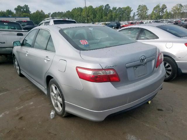 4T1BE46K57U043208 - 2007 TOYOTA CAMRY NEW SILVER photo 3