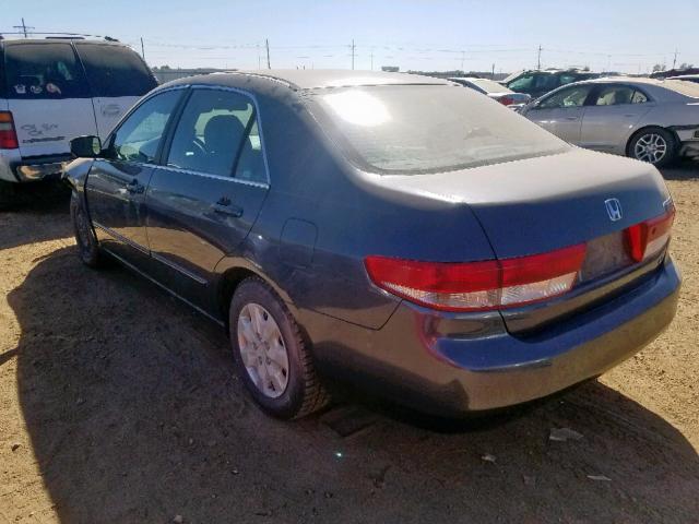 1HGCM55363A067249 - 2003 HONDA ACCORD LX GRAY photo 3