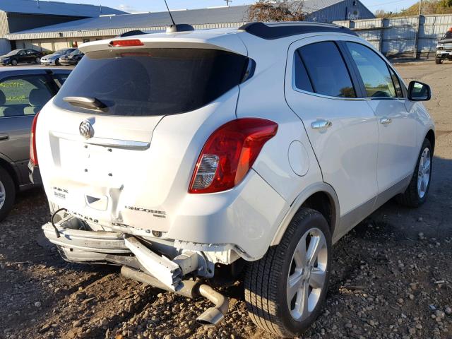 KL4CJFSB8GB534528 - 2016 BUICK ENCORE CON WHITE photo 4