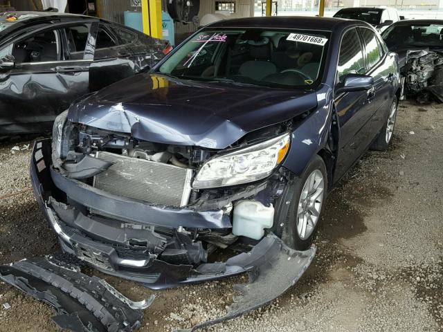 1G11C5SL5FF215310 - 2015 CHEVROLET MALIBU 1LT BLUE photo 2