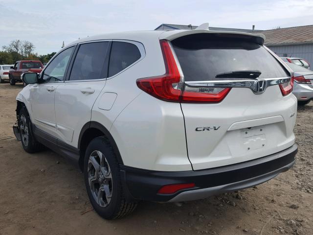 5J6RW2H87HL066402 - 2017 HONDA CR-V EXL WHITE photo 3