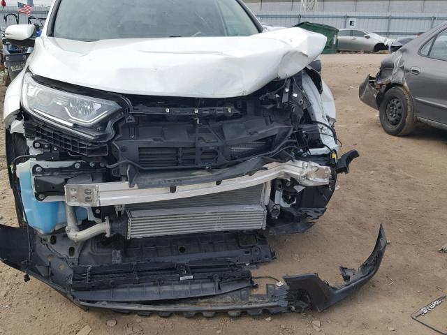 5J6RW2H87HL066402 - 2017 HONDA CR-V EXL WHITE photo 9