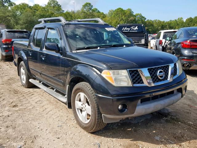 1N6AD07U15C428955 - 2005 NISSAN FRONTIER C BLACK photo 1