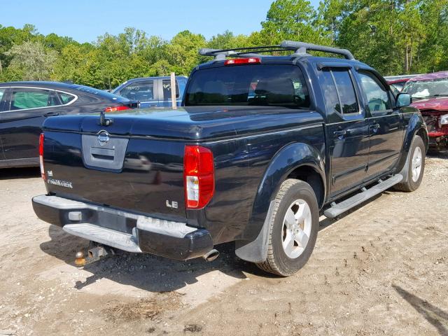 1N6AD07U15C428955 - 2005 NISSAN FRONTIER C BLACK photo 4