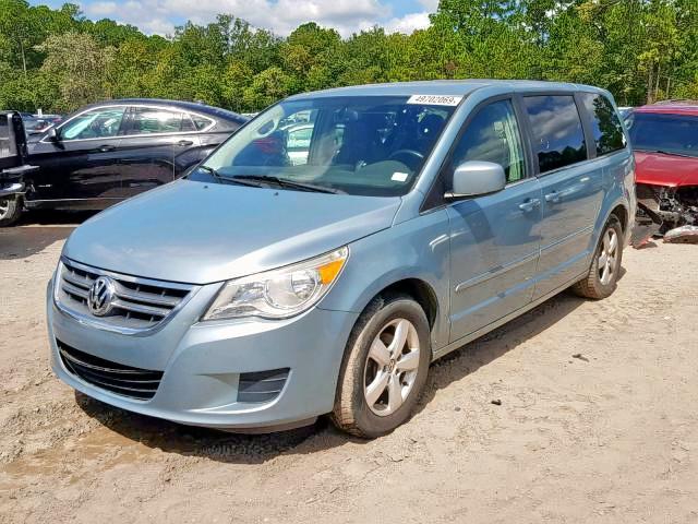 2V8HW34139R554839 - 2009 VOLKSWAGEN ROUTAN SE BLUE photo 2