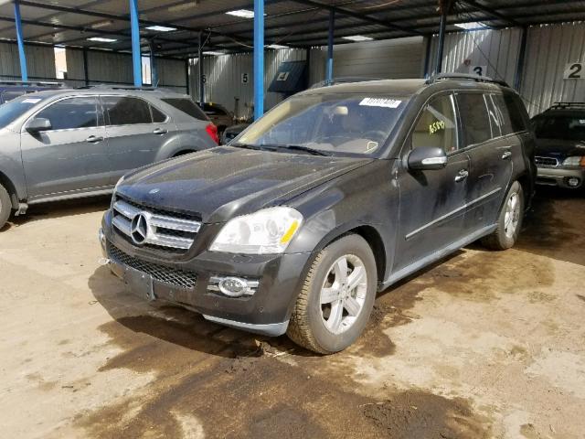 4JGBF71E08A379920 - 2008 MERCEDES-BENZ GL 450 4MA BLACK photo 2