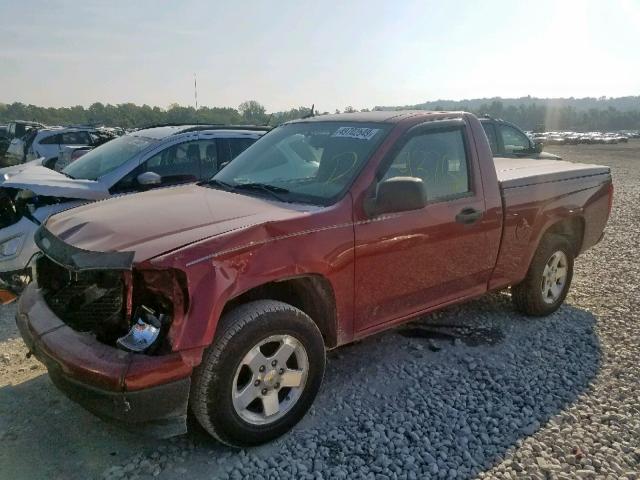 1GCCSCD95A8125578 - 2010 CHEVROLET COLORADO L RED photo 2