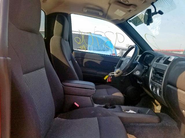 1GCCSCD95A8125578 - 2010 CHEVROLET COLORADO L RED photo 5