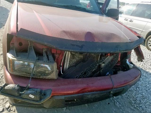 1GCCSCD95A8125578 - 2010 CHEVROLET COLORADO L RED photo 9