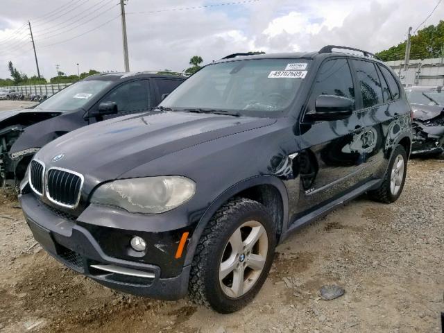 5UXFE43587L016934 - 2007 BMW X5 3.0I BLACK photo 2