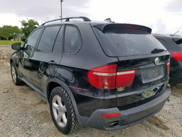 5UXFE43587L016934 - 2007 BMW X5 3.0I BLACK photo 3