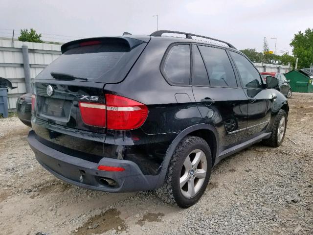 5UXFE43587L016934 - 2007 BMW X5 3.0I BLACK photo 4